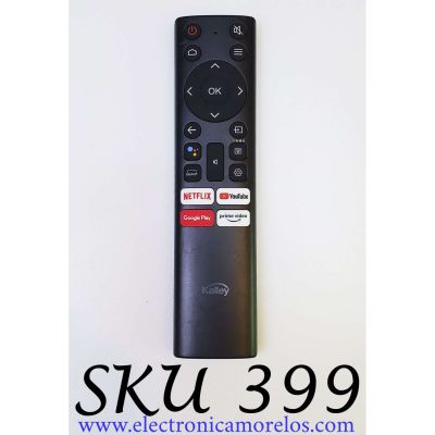 CONTROL PARA SMART TV KALLEY, CON COMANDO DE VOZ ((ORIGINAL)) / JH-20211 / EN-1